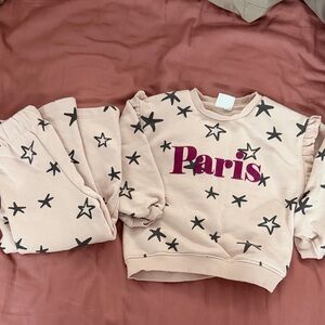 Zara Kids 2-piece set Sweatpants and Pullover